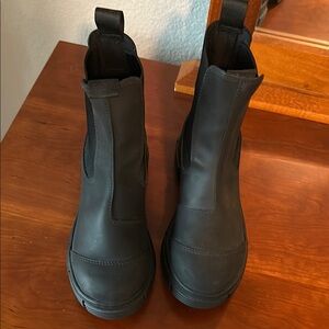 Ganni Black City Boot Size 37